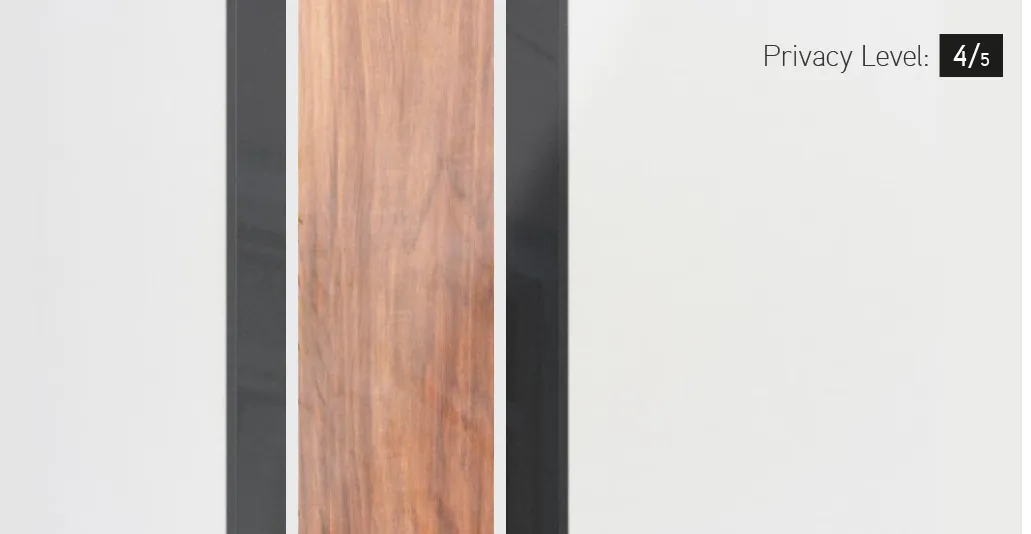 Zen Walnut Sandblasted glass